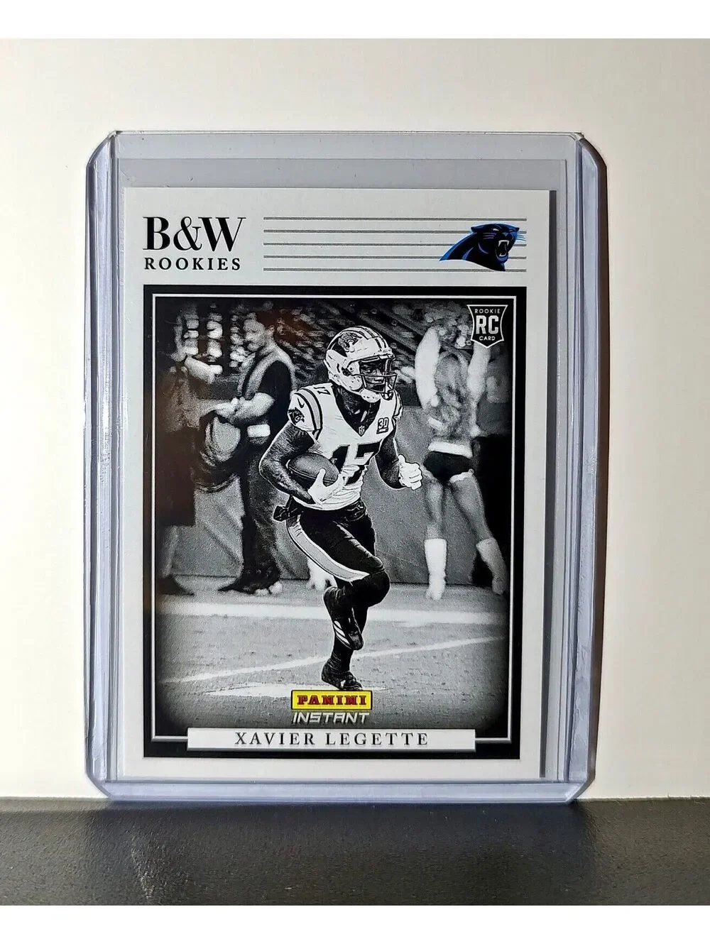 Xavier Legette 2024 Panini NFL #24 Black & White Rookies Card Panthers 1 of 680